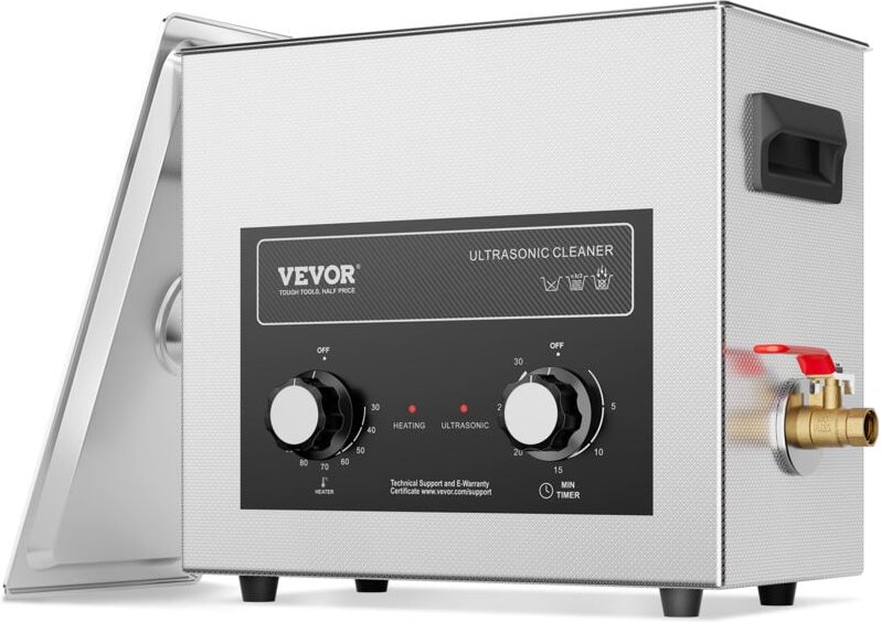 Thumbnail - Ultraschallreiniger mit Heiztimer & Korb 6 l professionelle digitale Schallkavitationsmaschine, 180 w Reinigungsmaschine...