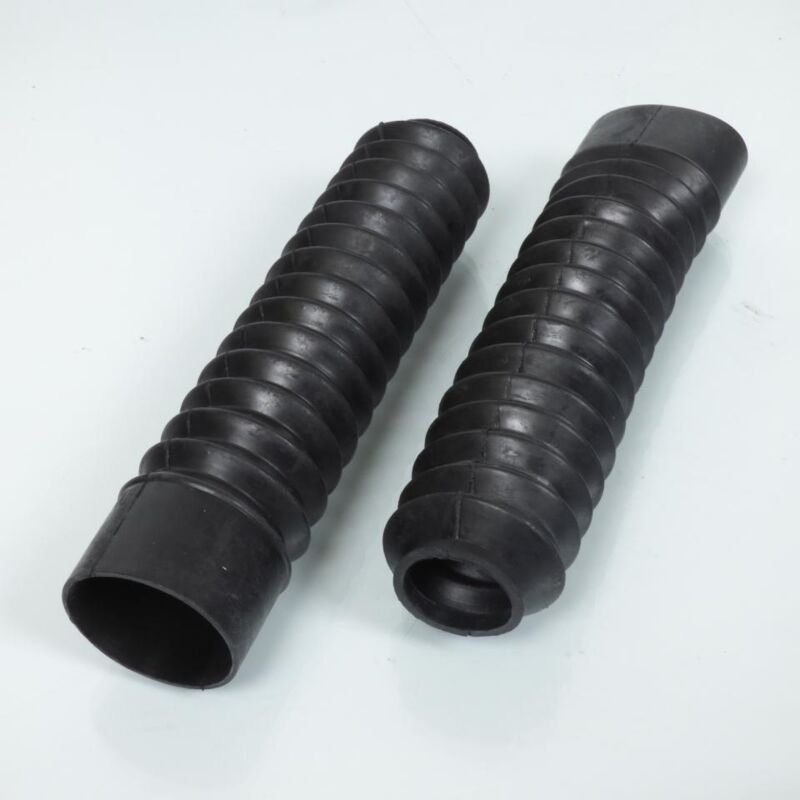 Paar Gabelbälge K&S schwarz 16-3001 für Motorrad Ø32/38mm