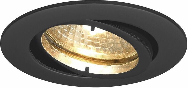 Molto Luce - Deckeneinbauleuchte Rund h 230 v, max. 50 Watt, ø 88 mm, schwarz matt