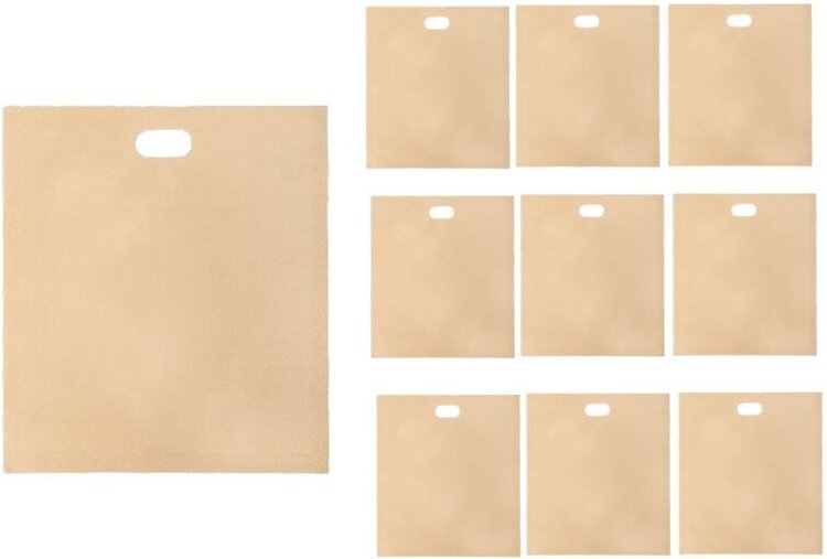 Wiederverwendbare Toaster-Beutel, Antihaft-Toast-Sandwich-Beutel, PlastiktüTe für Sandwiches, Leicht zu öFfnen, Toastie-...