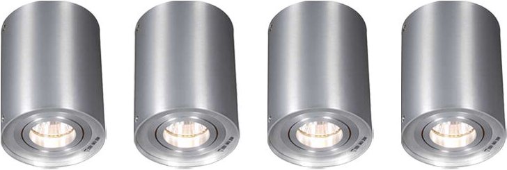 Set aus 4 Spots Aluminium dreh- und neigbar - Rondoo 1 up