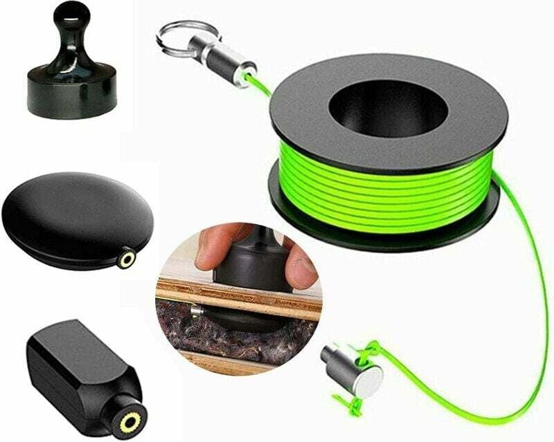 Magnetischer Drahtzieher 4er-Set Magnetischer Drahtzieher-Satz enthält Magnetdrähte, Nylonseile, Magnetdraht-Führungskab...