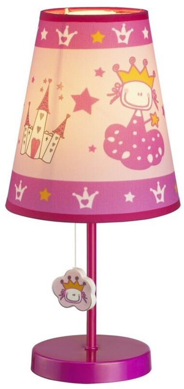 Tischlampe für Kinder in Prinzessinnenrosa