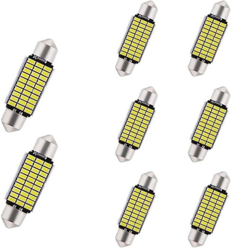 8-teilige Auto-LED-Lampen, Canbus fehlerfrei, 39 mm, 12 V, 6500 K, 600 lm, 33MSD-3014-Chipsätze, LED-Lampen, CW5-Innenra...