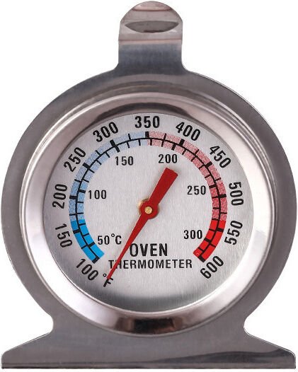 Cyslmuk - Ofenthermometer 50–300 °C/100–600 °f, Ofengrill, Braten, Chef, Smoker, sofort ablesbares Thermometer, Edelstah...