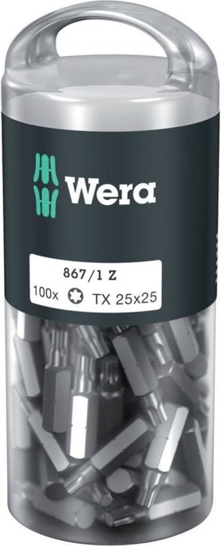 Wera - 867/1 diy torx 1/4 BitBit, Länge 25 mm, tx 25 100er Pack