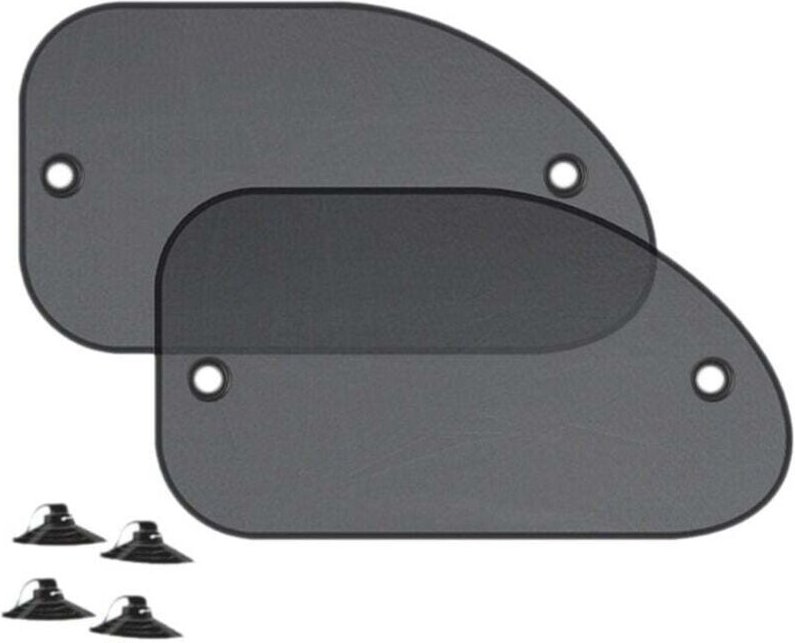 2-teiliges Set, Universalgröße 25,59 x 14,96 Zoll, Auto-Sonnenschutzblenden für Seitenfenster mit Saugnäpfen, sicher für...