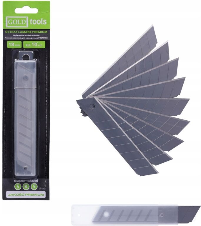 Abbrechklingen 18mm PREMIUM SK5 (10er Set)