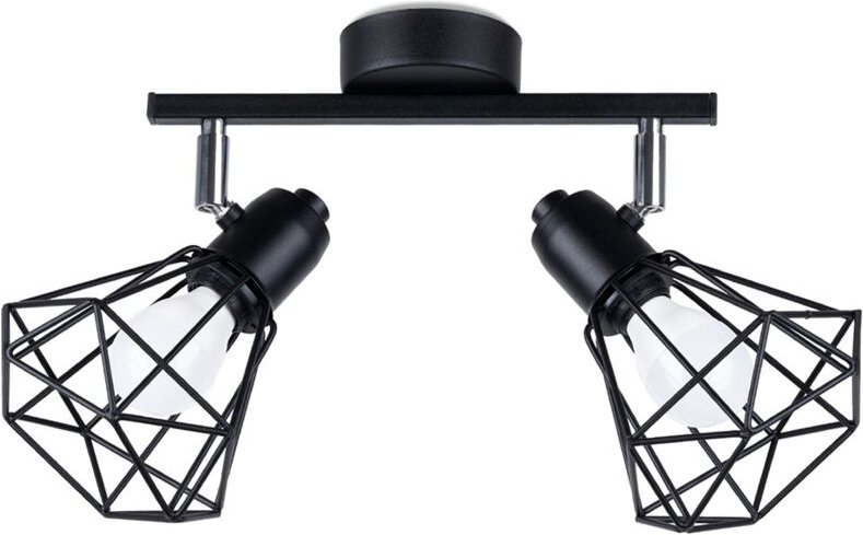 Artemis Twin Deckenstrahler Schwarz - Sollux