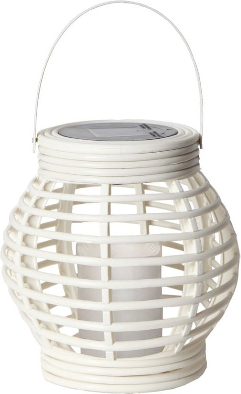 LED Solar-Laterne "Lantern", weiß, ca. 16x16 cm, mit Akku