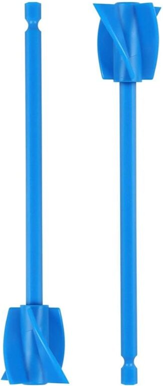 2er-Pack Harzmischer-Paddel, Epoxid-Aufsatz für Bohrmaschine, wiederverwendbarer Farbmischer, für Epoxidharz, Keramikgla...