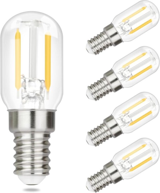 Gbly - 4er pack E14 led Warmweiss Glühbirne - Vintage led Lampen T22 Retro Birne 2W 2700K Warmweiß Edison Leuchtmittel E...