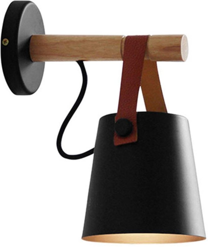 Vintage Wandlampe - Design - Cencerro Schwarz