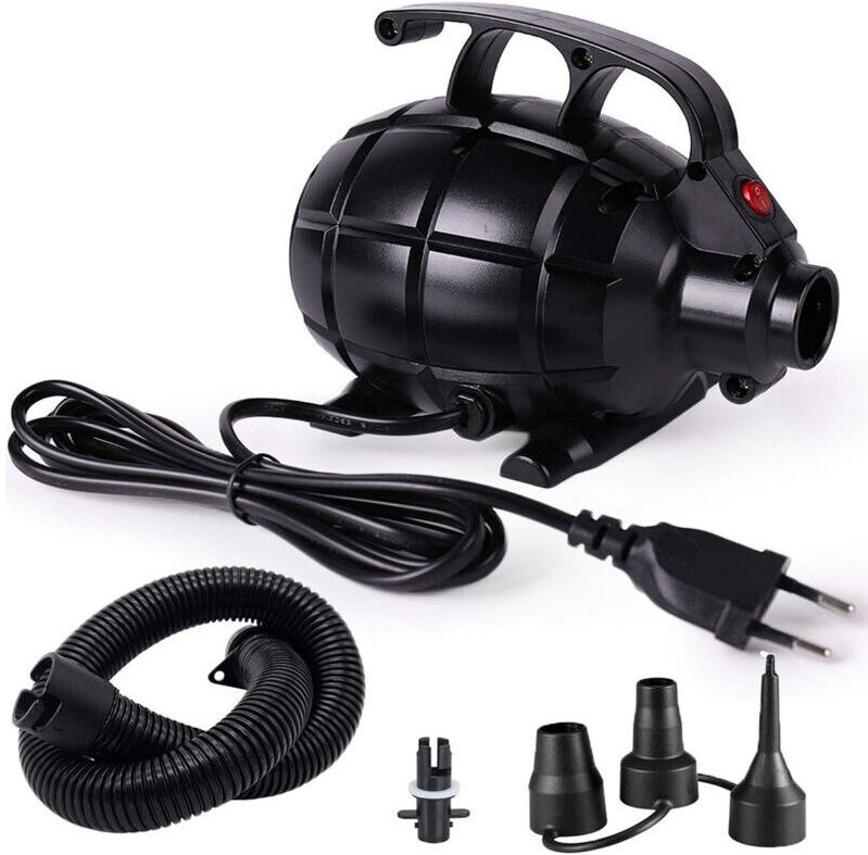 220V 600W Luftkompressor Elektrische Luftpumpe Tragbare Heimluftbett-Luftkissenpumpe Gymnastikmattenpumpe