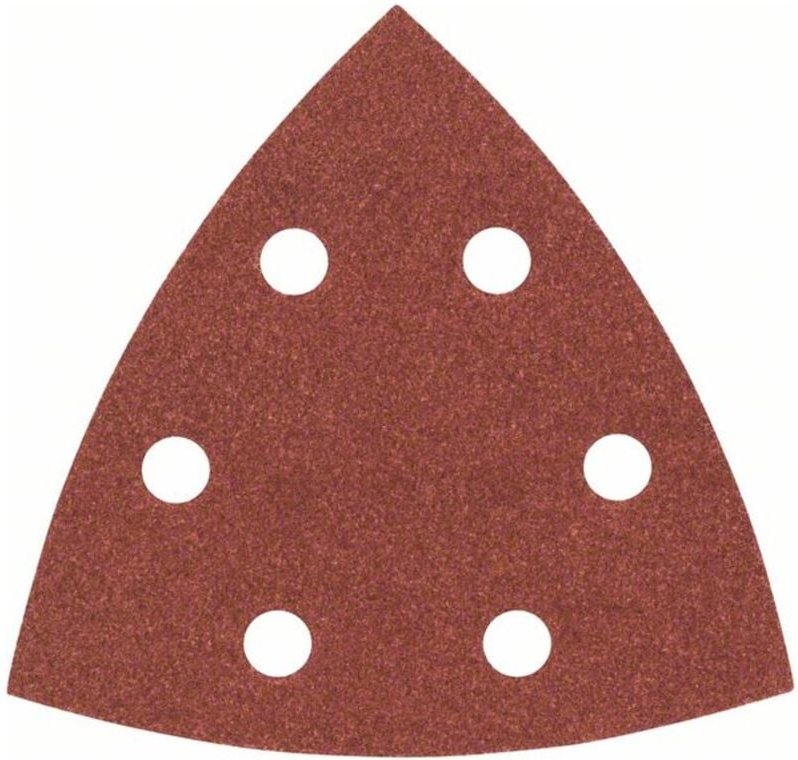 Klettschleifscheibe 93 x 93 mm, p 180, 6 Löcher - Bosch