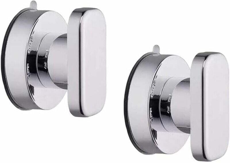 Linghhang - 2er Set Saugnäpfe (65mm) Türgriff Fenstertürgriff Glastür Saugnapfgriff Kühlschrankschublade Badezimmer Wand...
