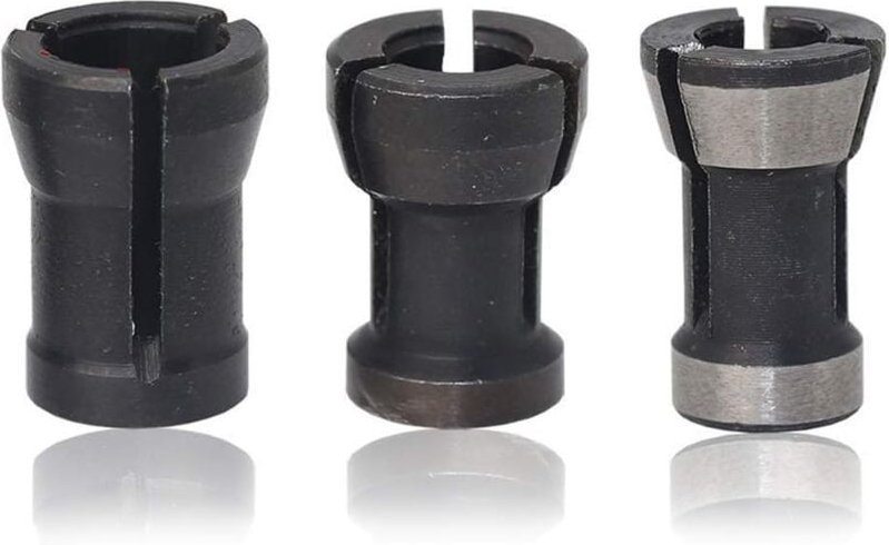 3-teiliges Spannzangen-Adapter-Spannzangen-Hochgravurzubehör für Bohrer-Graviermaschine