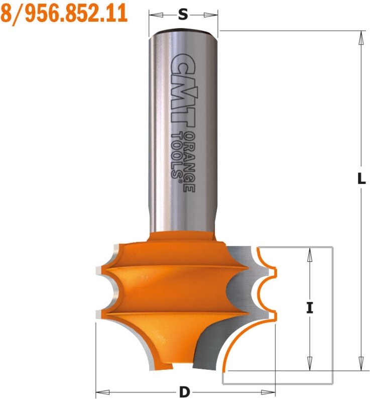 Thumbnail - 856.852.11 HW Z2 Rollenfräser S=12.7 D=31.7X23 DX