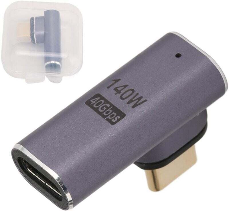 140 w magnetischer Typ-C-Adapter, Ellenbogen, pd, schnelles Laden, 8K-Display, Videoübertragung, 24-polig, volle Funktio...