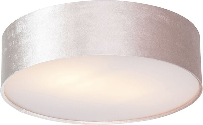 Deckenleuchte rosa 40 cm mit goldener Innenseite - Drum