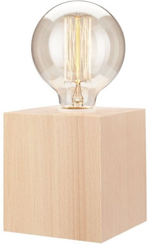 Lamkur Tischlampe Natur, 1x E27