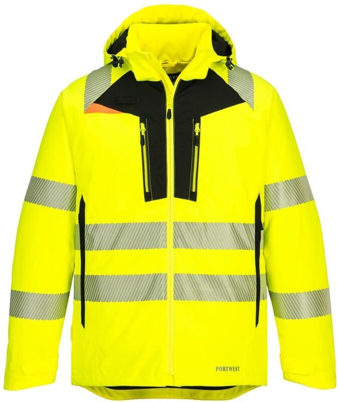 Portwest DX4 Hi-Vis Winter Jacket DX461 Gr. 6XL Yellow/Black