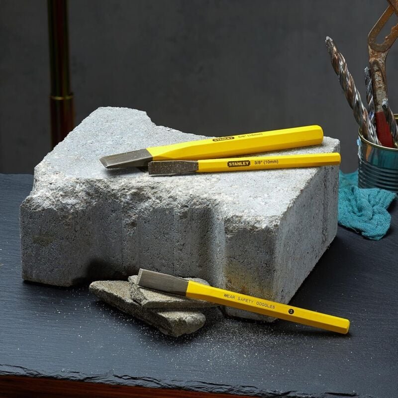Stanley 4-18-298 Nachschärfbarer Meißelsatz für Mechaniker