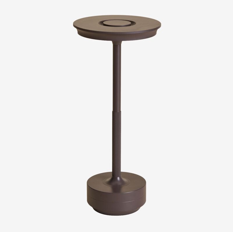 SKLUM Kabellose LED-Tischlampe für den Außenbereich Rivkin Geräuchertes Braun