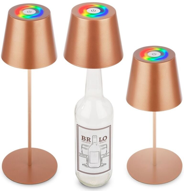 B.k.licht - led Tischlampe Akku led Tischleuchte Dimmbar Kabellos Terrasse rgb Touch