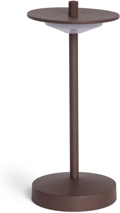 Thumbnail - Ledkia - led Tischlampe tragbar mit wiederaufladbarem USB-Akku Estepona Braun