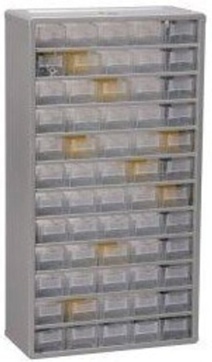 Vario Magazin aus Metall mit 60 Schubkästen