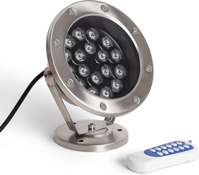 LED-Strahler Tauchfähig rgb 18W Oberfläche 12V dc rgb