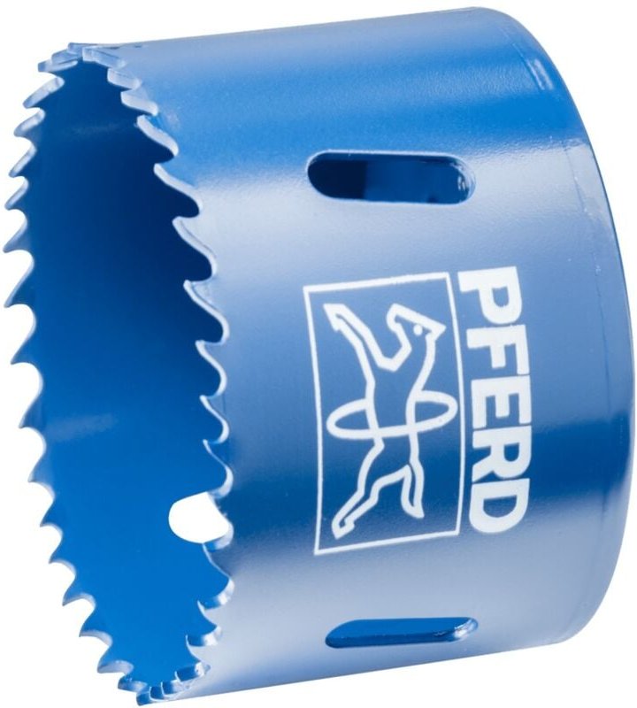 Bi-Metall Lochsäge Co8/M42 ø 65 mm Schnitttiefe 31 mm für Stahl, Edelstahl, Blech, Holz - Pferd