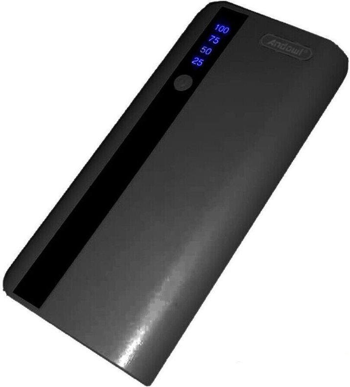 Trade Shop Traesio - Trade Shop - power bank 10000 mah tragbares batterieladegerät 3 usb-ausgänge für smartphone Q-T67 -