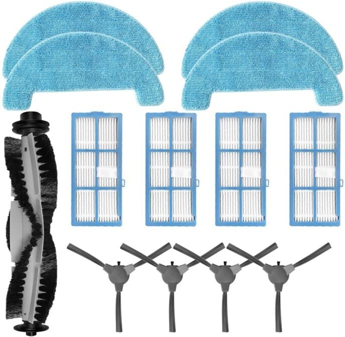 Für VC704R/VC714R Teile Wichtigsten Seite Pinsel Filter Mopp Tuch