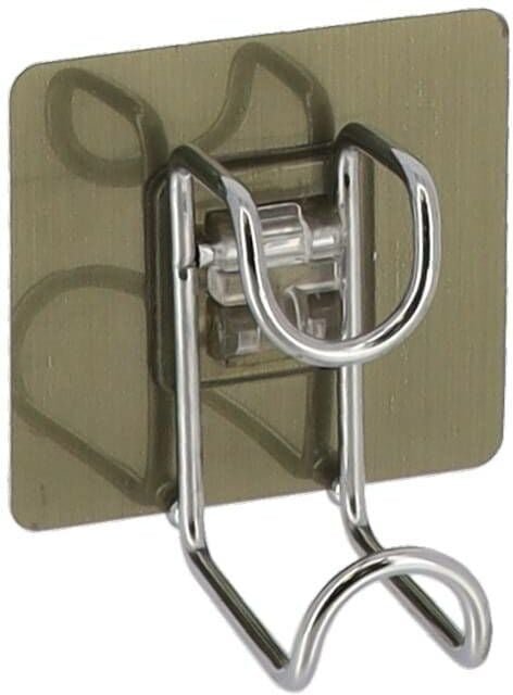 Edelstahlhaken auf selbstklebender karte 3 m - chrom - Tendance