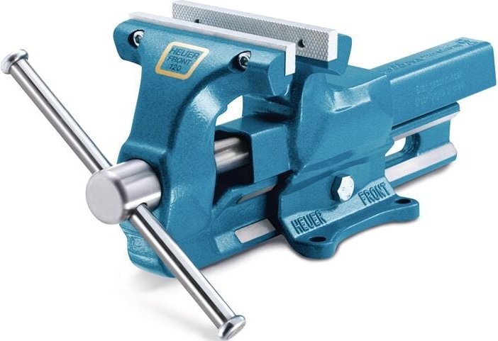 Schraubstock 160 mm + Wechselbacken, Amboss, Spannweite 225 mm, Werkbank - Heuer