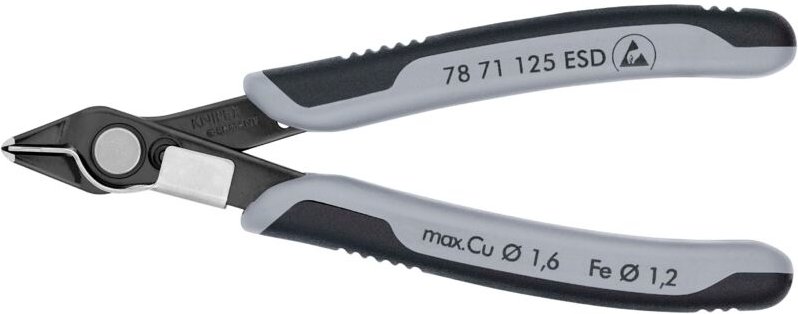 Knipex - Super-Knips 78 71 125 esd esd Printzange ohne Facette 125 mm