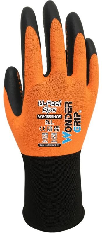 Arbeitshandschuh Wonder Grip u-feel spe WG1855hos Nitril auf Spandex 8/M