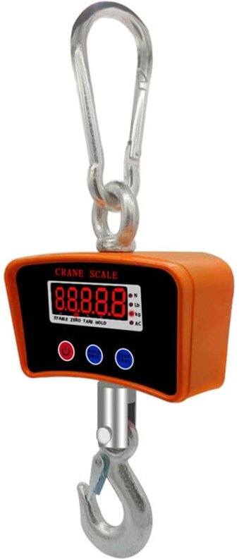 Shining House - Kran-Leistungswaage 500 kg mit Industrie-Aufhängehaken