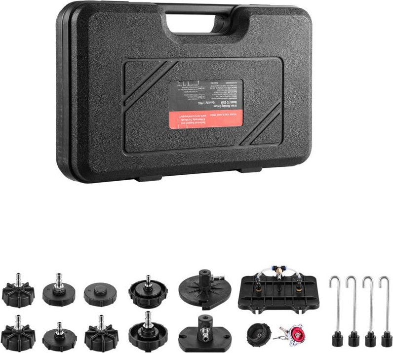 Mophorn - Brake Master Entlüftungsset, 12-teilig, professionelles Bremsentlüftungsadapter-Set mit Griff, langlebig zum B...