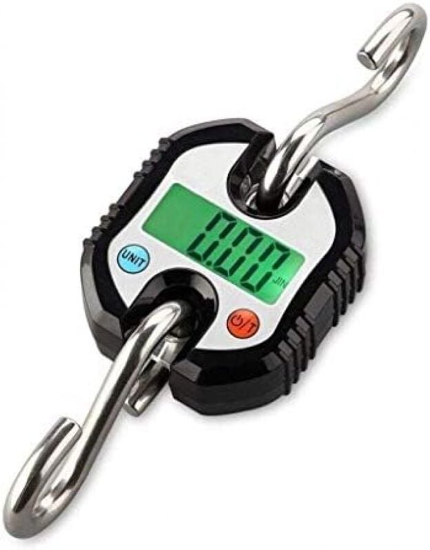 Linghhang - Mini-tragbare elektronische Waage, Kranwaage, LCD-Digitalwaage zum Aufhängen von Schweinen, Schafen und Rind...