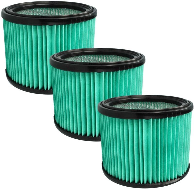 3x Staubsaugerfilter Ersatz für Bosch 2608000699 für Staubsauger - HEPA-Filter Schwarz Hellblau - Vhbw