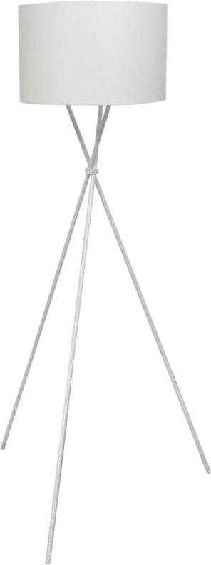 Stehleuchte mit Lampeschirm und hohem Ständer Weiß Vidaxl