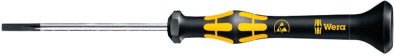 Elektronik- Schraubendreher esd Schlitz 2,5x0,4x80mm Wera