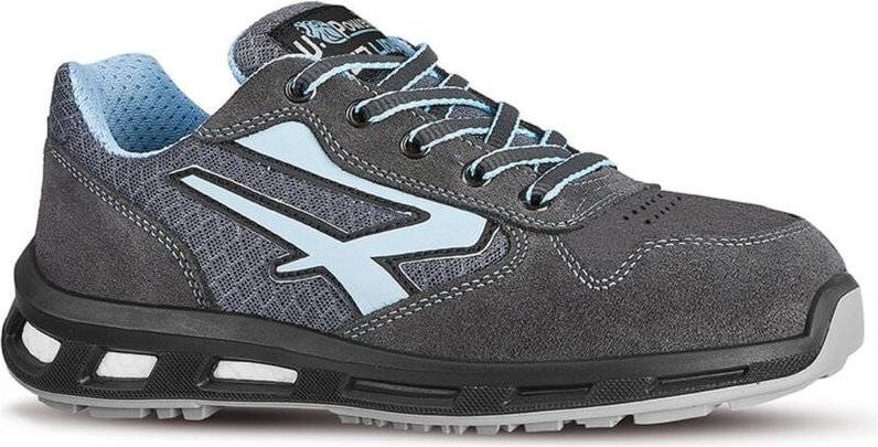 U-power - Sicherheitshalbschuh Lolly rl 20206 S1P esd src Gr.40 grau/blau
