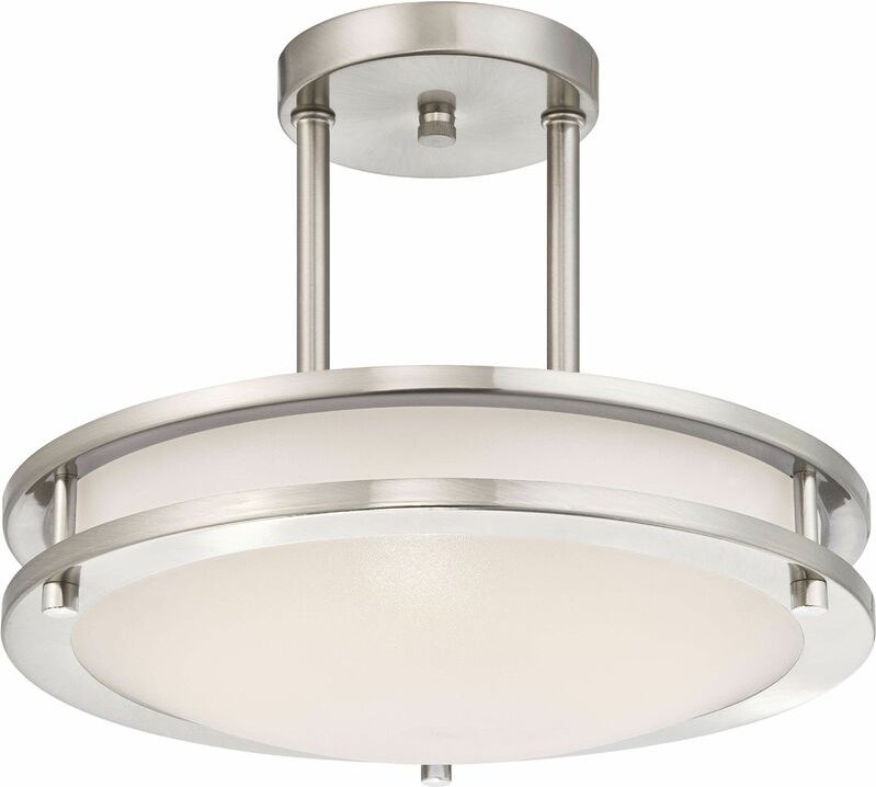 Thumbnail - Dimmbare led Deckenleuchte Lauderdale 30 cm Nickel