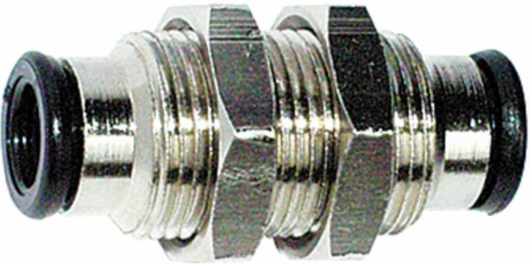 Schottverschraubung »value line«, M16x1, Schlauch-Ø 8, ms vern. - Riegler