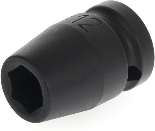 Gedore Kraftschraubereinsatz, Nuss 1/2" 12,5 mm Antrieb, 6-kant UD-Profil, SW 12 mm, maschinenbetätigt, KFZ/Auto, K19 12