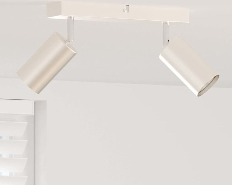 Deckenstrahler Nickel-gebürstet 26 x 5.5 x 16.5 cm Stahl Vidaxl